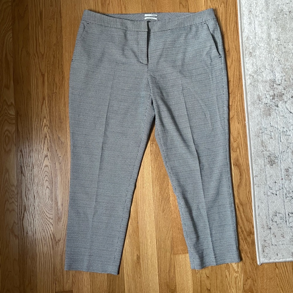 Halogen Black and White Dress Pants Size 14 Petite